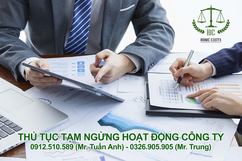 Thủ tục tạm ngừng hoạt động công ty