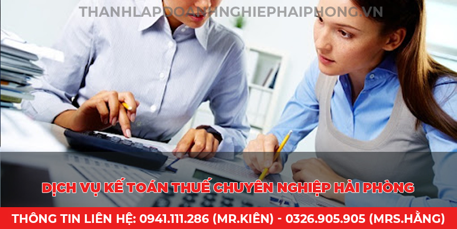 Dịch vụ kế toán thuế chuyên nghiệp Hải Phòng
