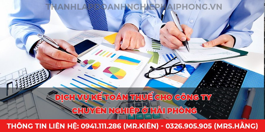 Dịch vụ kế toán thuế cho công ty chuyên nghiệp ở Hải Phòng