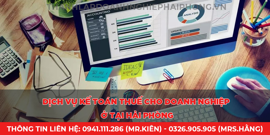 Dịch vụ kế toán thuế cho doanh nghiệp ở tại Hải Phòng