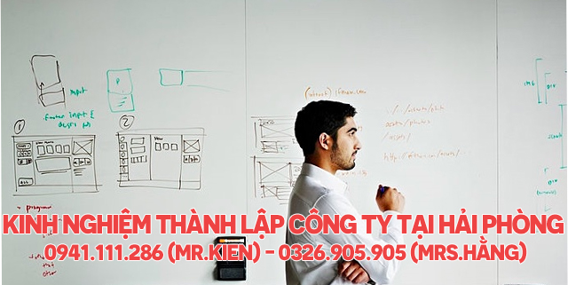 Kinh nghiệm thành lập công ty tại Hải Phòng