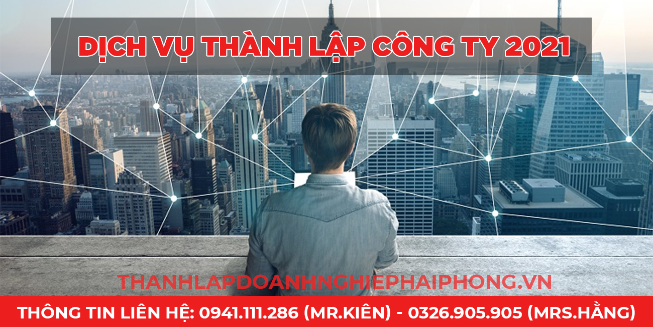 Dịch vụ thành lập công ty 2021