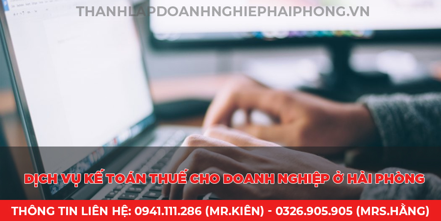 Dịch vụ kế toán thuế cho doanh nghiệp ở Hải Phòng