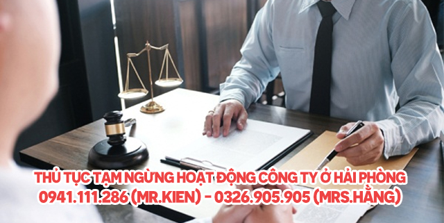Thủ tục tạm ngừng hoạt động công ty ở Hải Phòng