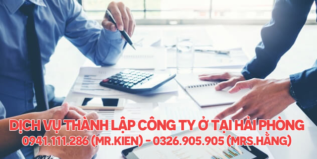 Dịch vụ thành lập công ty ở tại Hải Phòng