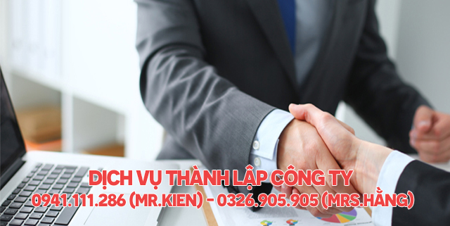 Dịch vụ thành lập công ty