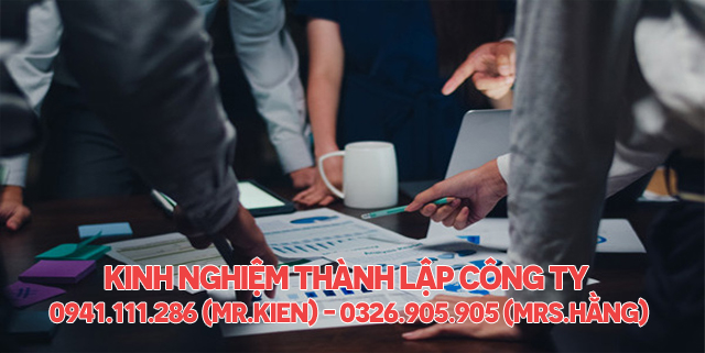 Kinh nghiệm thành lập công ty