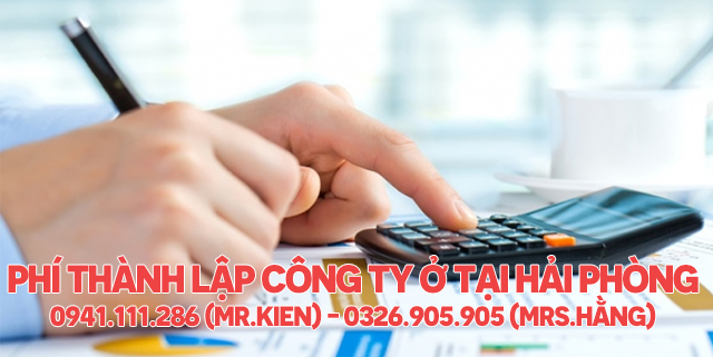 Phí thành lập công ty ở tại Hải Phòng
