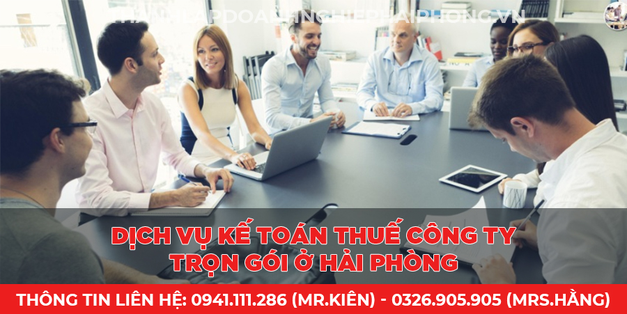 Dịch vụ kế toán thuế công ty trọn gói ở Hải Phòng