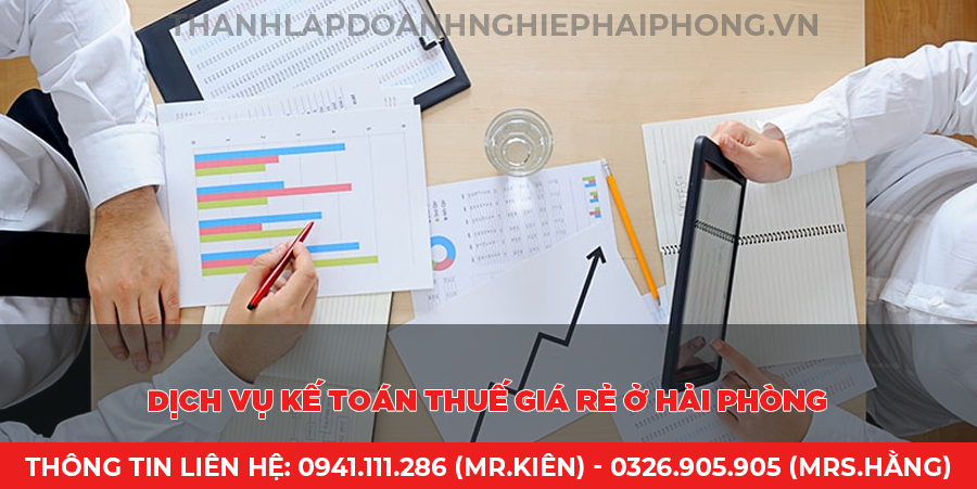 Dịch vụ kế toán thuế giá rẻ ở Hải Phòng