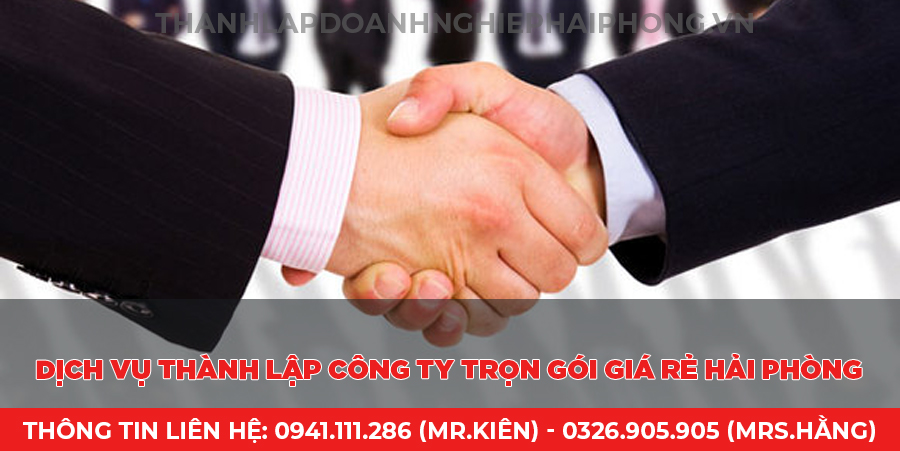Dịch vụ thành lập công ty trọn gói giá rẻ Hải Phòng