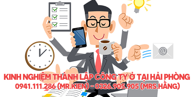 Kinh nghiệm thành lập công ty ở tại Hải Phòng