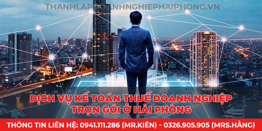 Dịch vụ kế toán thuế doanh nghiệp trọn gói ở Hải Phòng