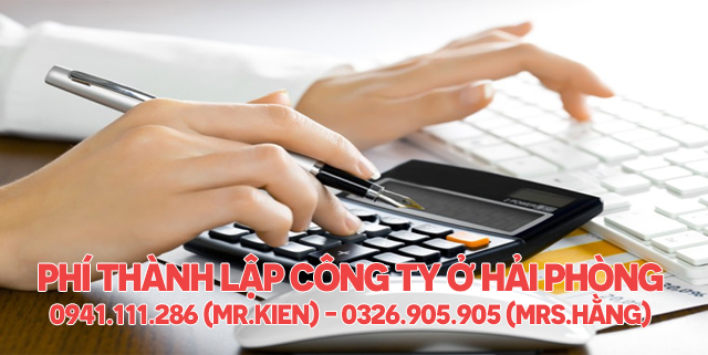 Phí thành lập công ty ở Hải Phòng
