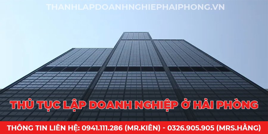 Thủ tục lập doanh nghiệp ở Hải Phòng