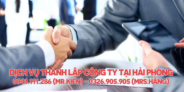 Dịch vụ thành lập công ty tại Hải Phòng