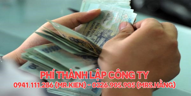 Phí thành lập công ty