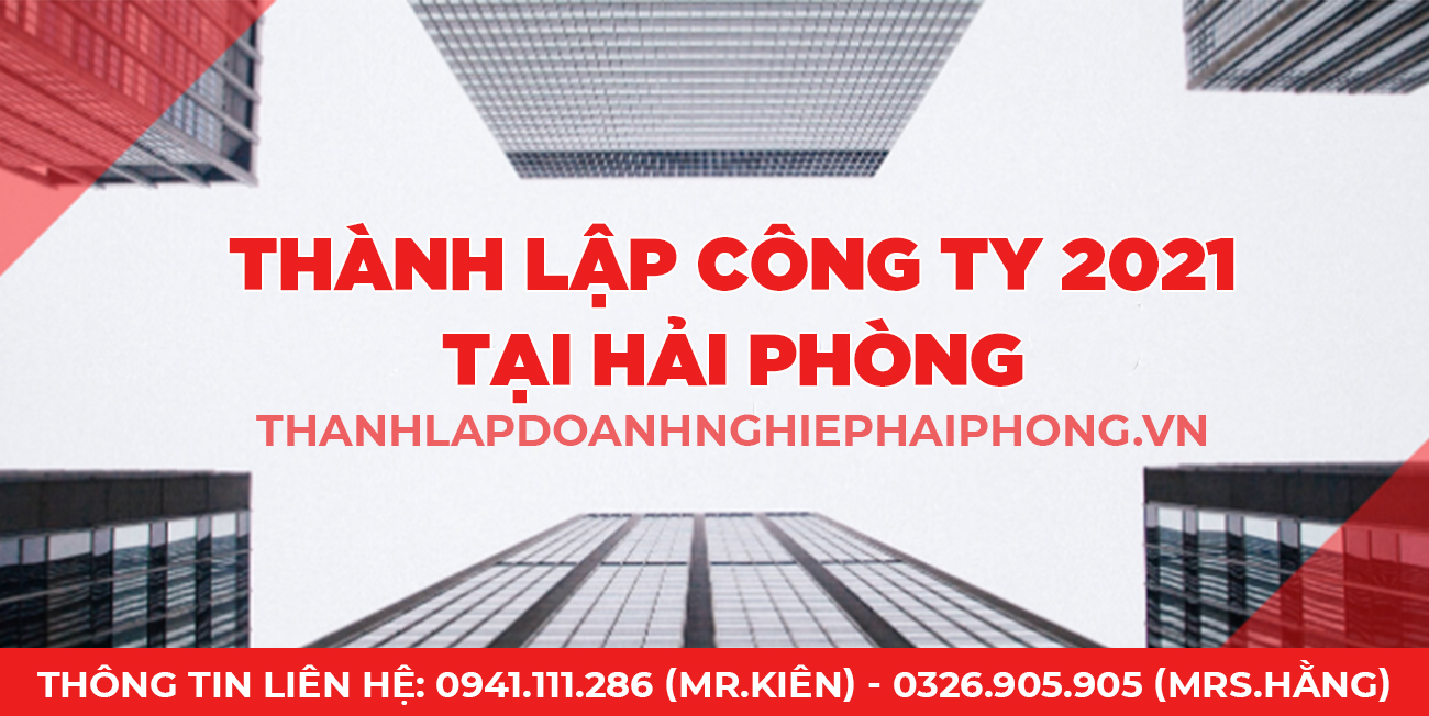 Thành lập công ty 2021 ở tại Hải Phòng