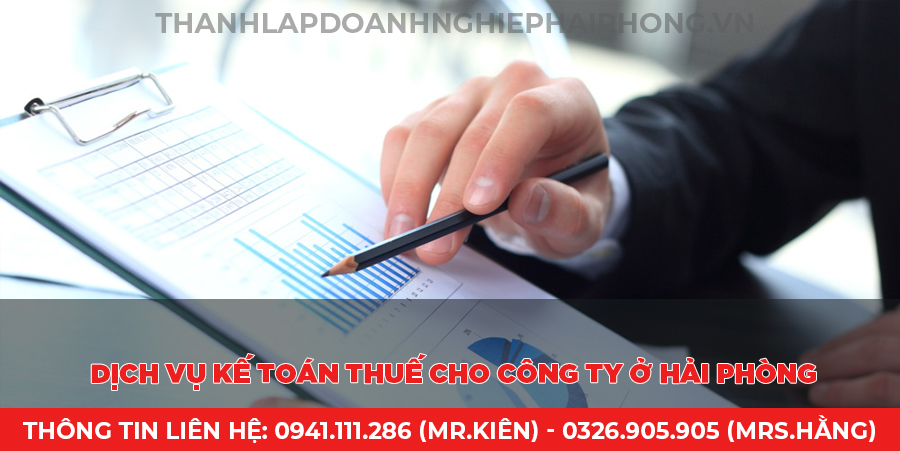 Dịch vụ kế toán thuế cho công ty ở Hải Phòng